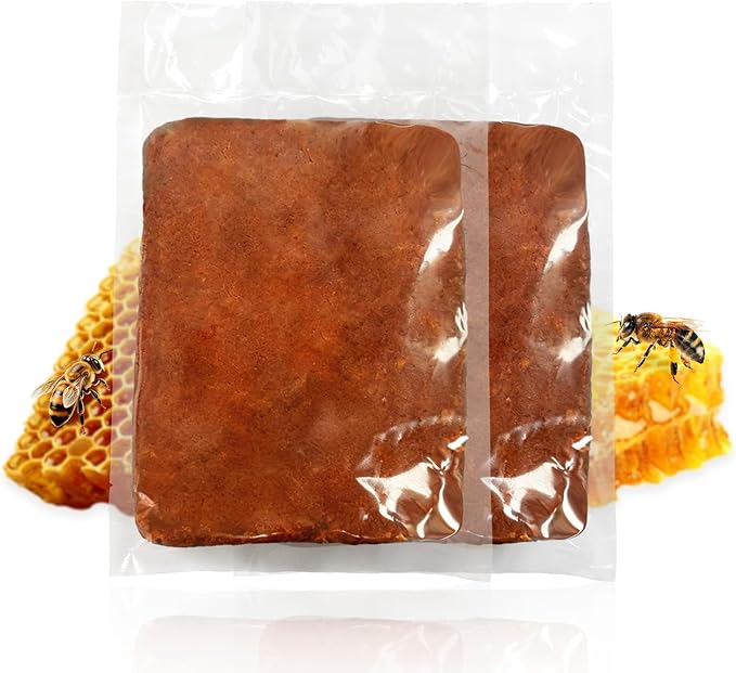 2 Pack Pollen Patties for Bees, 1 lb Each (approximate Weight) for Beekeeping Supplies