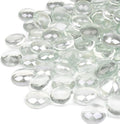 GASPRO 10 lbs Fire Pit Glass for Propane Fire Pit, 3/4 Inch Fire Glass Beads for Fireplace Fire Pit Table, Glass Rocks for Landscaping - Clear