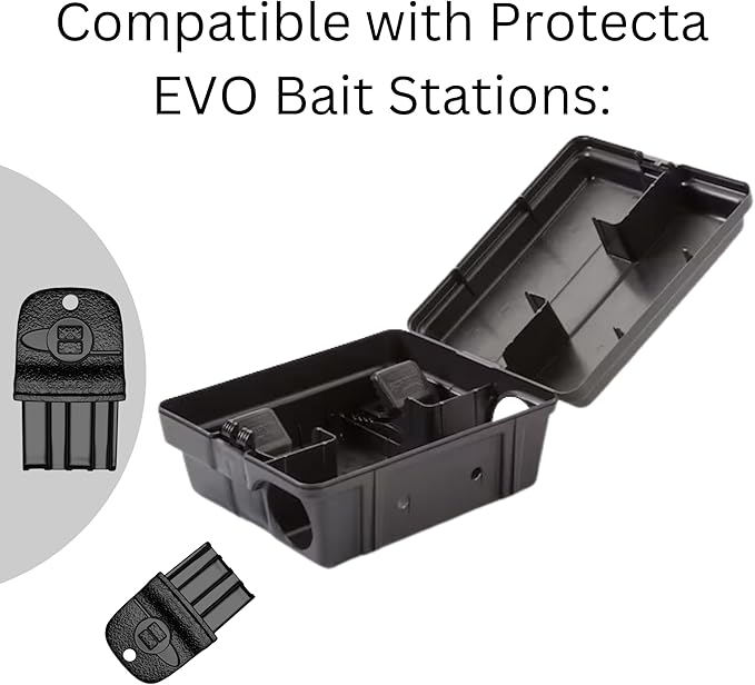 Key for ProTecta EVO Bait Stations - Rat Bait Station Key Compatible with Protecta EVO, Express, Ambush and Circuit Bait Station - Comes with Robby’s Cloud Keychain (12 Pack)