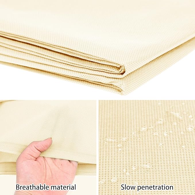 Homimp Frost Protection for Plants,Plant Covers Warm Plant Protection Cover Bags for Winter Frost Cold Weather Shrubs & Trees Jacket Covers (Yellow, 31.5" W x 47.3" H(8 PCS))