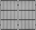 GasSaf 19.5 inch Grill Grates Replacement for Weber 7524, 7528, Genesis 300 E310 E320 E330 S310 S320 S330 EP310 EP320 EP330 Gas Grill, Set of 2 Cast Iron Cooking Grid Grates(19.5" x 12.9" x 0.5")