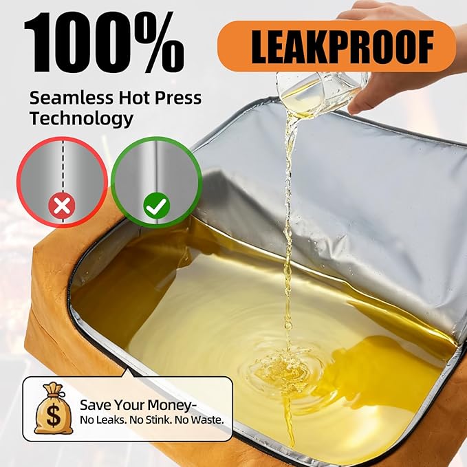 BBQ Blanket for Resting Meat, Leak-Proof & Reusable Insulated Meat Resting Bag, 270° Top Opening for Large Cuts, Meat Smoking Accessories Gifts for Men, Dad, Christmas Stocking Stuffers