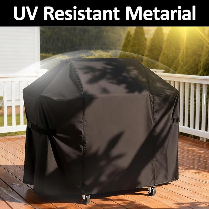 Grill Cover for Charbroil 3 Burner Gas Grill, 52 inch for Charbroil 2-3 Burner Grills - 600D Premium Outdoor Cover, Waterproof & Heavy Duty BBQ Outdoor Protector, 52" x 24" x 41"