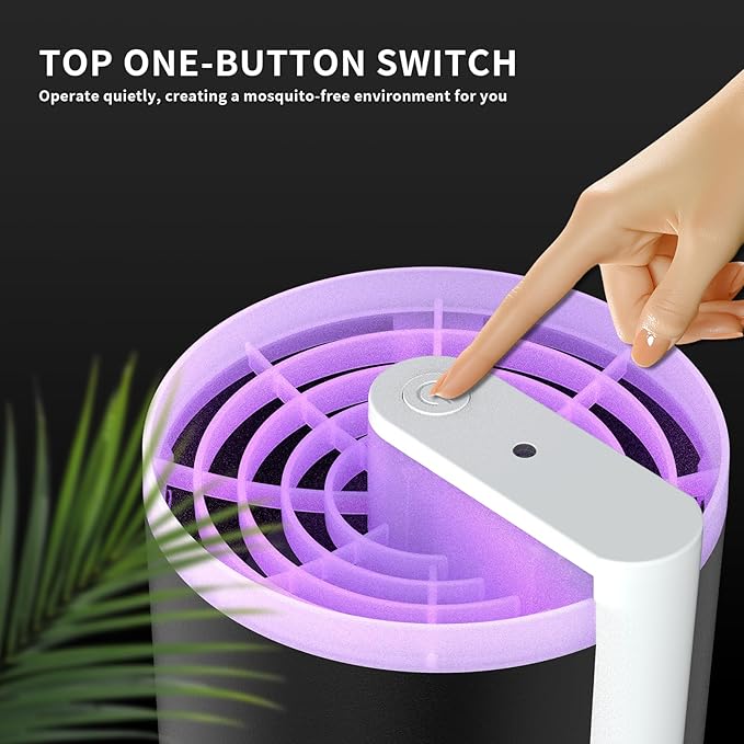 NEXLY MK029 Bug Zapper Trap Indoor in Home Mosquito Zapper Mosquito Killer Fruit Fly Traps Lamp Flying Insects Zappers House Energy Conservation UVA Zapper for Bedroom Livingroom Kitchen Basement