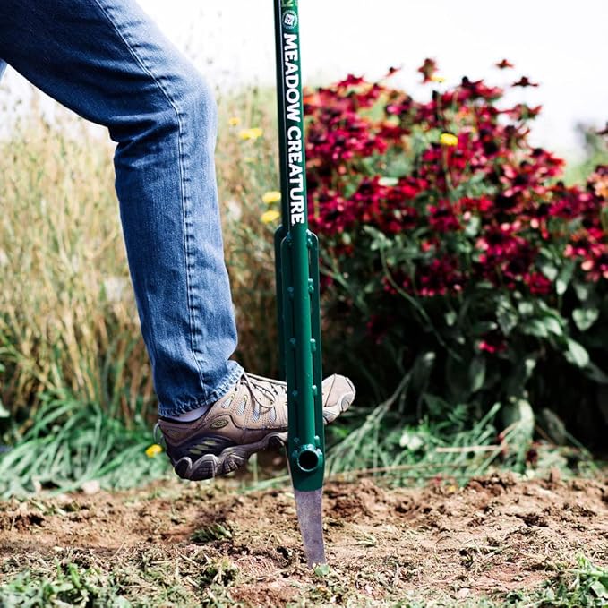 Meadow Creature's All Steel Broadfork: The Peoples Broadfork ,12 tines Green BF-12 BF-12