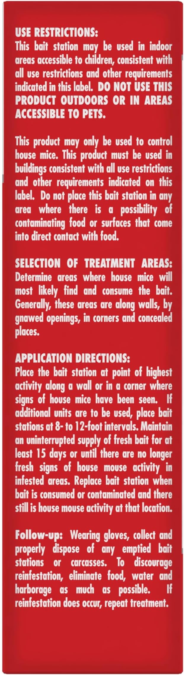 Tomcat Mouse Killer Child Resistant, Disposable Station, 2 Pre-Filled Ready-to-Use Bait Stations (Pack of 12)