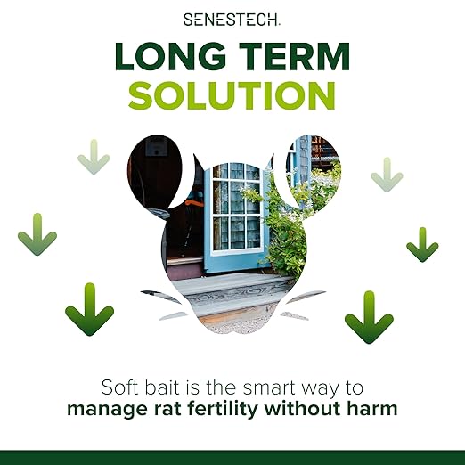 Evolve Rat Birth Control Soft Bait Sausages – 6 lbs | Scientifically Proven Rat Population Control | Not a Poison, Long-Term Population Management
