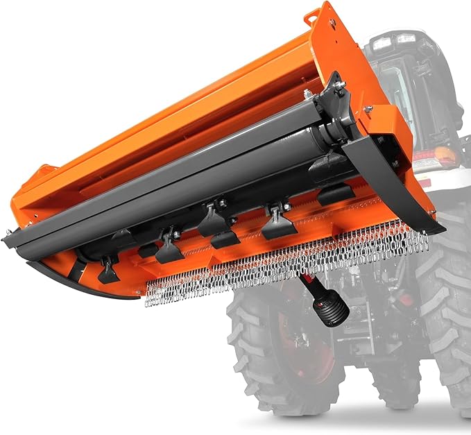 63" Heavy Duty PTO Flail Mower with Hydraulic Side Shift 3 Point 50-75 hp, Model KDK63H
