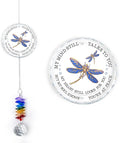 GIFTELIX Memorial Suncatcher - Sympathy Gift for Loss of Loved One - Crystal Rainbow Maker - Bereavement Keepsake - Hanging Crystal Decor - Loss of Family Friend Pet - Suncatcher Ornament