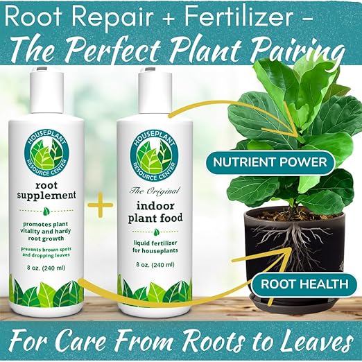 Root Rot Repair for Houseplants – Recovery Drops Root Supplement for Overwatering or Shock | Heals Roots, Prevents Brown Spots & Dropping Leaves (8 oz)