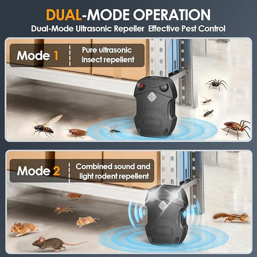 2 Pack Rodent Repellent for Car Engines, Ultrasonic Rodent Repeller for High-Efficiency Rat and Mouse Deterrent, Mouse Repellent,Rat Repellent for Car 12v 24v, Trucks, Rvs