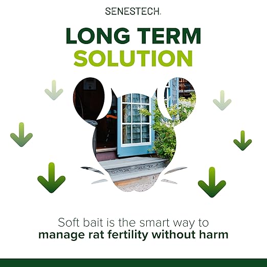Evolve Rat Birth Control Soft Bait Sausages – 12 lbs | Scientifically Proven Rat Population Control | Not a Poison, Long-Term Population Management