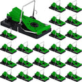 Qualirey 24 Pcs Mouse Traps Plastic Snap Rat Trap Bulk Reusable Quick Effective Safe for Indoor Outdoor Home House Warehouse Garden Kitchen 3.86 x 1.81 x 2.17 Inch (Black,Green)