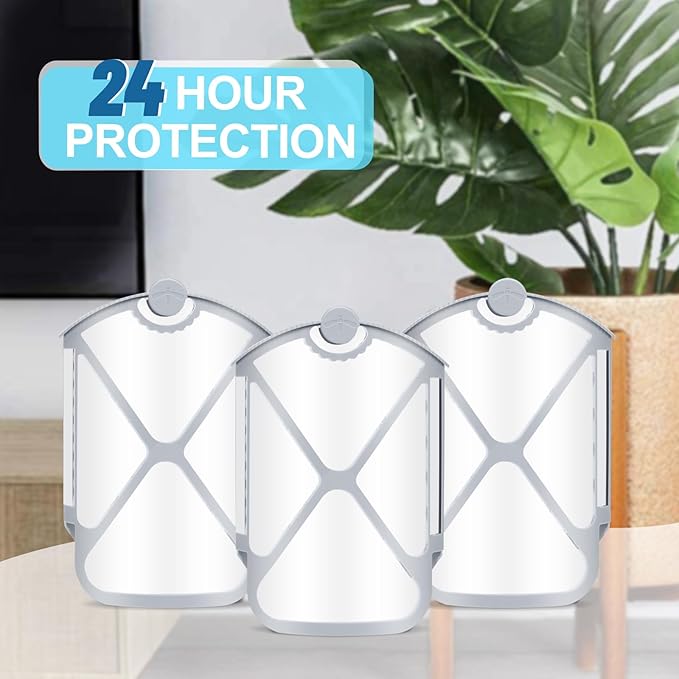 Flying Insect Trap Refills & 6 Cartridges, Compatible with ZEVOM364A Refill (6 Cartridges)