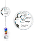 GIFTELIX Christmas Ornaments Butterfly Suncatcher - Sympathy Gift for Loss of Loved One - Memorial Suncatcher - Remembrance Gift for Loss - Grief Gifts for Women