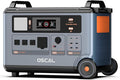 OSCAL PowerMax 6000 Solar Generator, 120/240V Split Phase Voltage 6000W AC Outlets (9000W Peak), 3600Wh LFP Battery Power Station, Expandable to 57.6kWh, 2200W/1.96H Fast Charging for Home, Emergency