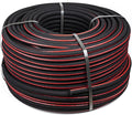 Eaton Brothers Bulk Soaker Hose 1/2-Inch x 500 ft – Professional-Grade Recycled Rubber Soaker Hose – Long-Run Garden Watering System for Large Gardens, Beds, and Greenhouses