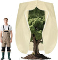 Huge Plant Covers Freeze Protection 95x80 inches 2 Pack,Frost Cloth for Outdoor Plants, 2.5 oz/yd² Thickened Winter Tree Covers with Zipper Drawstring,Frost Blanket from Wind,Pest and Animal.