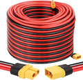 XT60 Extension Cable 10AWG 100FT XT60 to XT60 Cable with Male to Female Connector for Portable Power Station Solar Panel RC Battery