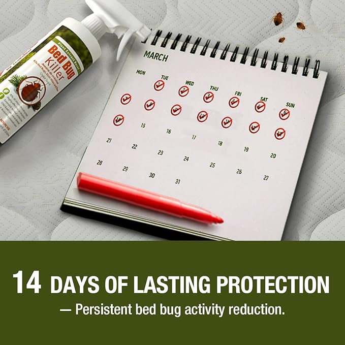 EcoVenger Bed Bug Killer with Remote Sprayer 1 Gal - Kills 100% All Stages on Contact- Kills Resistant Bugs- Kills Eggs- 14 Day Residual Protection- Non-Toxic- Child & Pet Friendly