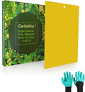 Gnat Sticky Traps for Plants, Plant Bug Sticky Traps Indoor/Outdoor, with Gardening Gloves for Women, 25PCS, Non-Toxic, Odorless, Harmless to Vegetables, Fruits, Plants
