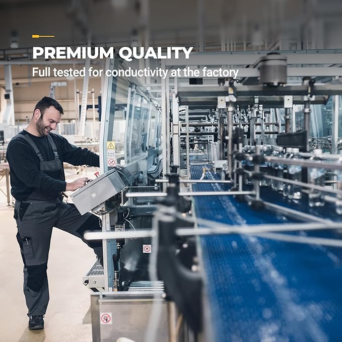 BougeRV 10 Feet 8AWG Solar Extension Cable with Female and Male Connector with Extra Pair of Connectors Solar Panel Adaptor Kit Tool (10FT Red + 10FT Black)