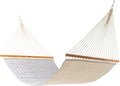 Original Pawleys Island Large Canvas Granite Sunbrella Quilted Hammock – 13 ft. x 55 in., 2-Person, 450 lb Capacity, Oak Spreader Bar, Handcrafted in The USA