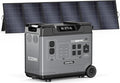 Oukitel BP5000 Pro MAX (5120Wh/5000W) Solar Generator with 500W Solar Panel, 120V/240V Split Phase Output, 9000W Peak Power Station for Home Emergency Backup, Off-Grid, Camping & RV
