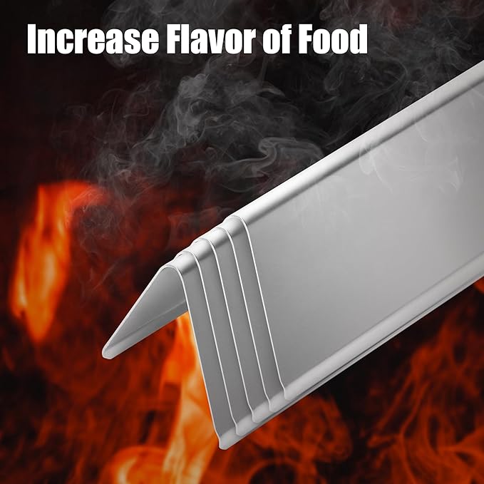 7636 Flavorizer Bars for Weber GS4 Spirit 2 Spirit I 300 Series Spirit E310 S310 E320 S320 Gas Grill with Front Control Knobs,Replacement Part for Weber 67046,5 Pack Stainless Steel Flavor Bars