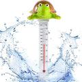 Floating Pool Thermometer, Large Display with String Easy to Read, Shatter Resistant, for Outdoor & Indoor Swimming Pools, Spas, Hot Tubs & Aquariums (Turtle)