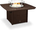 POLYWOOD® Nautical 42" Fire Pit Table in Mahogany