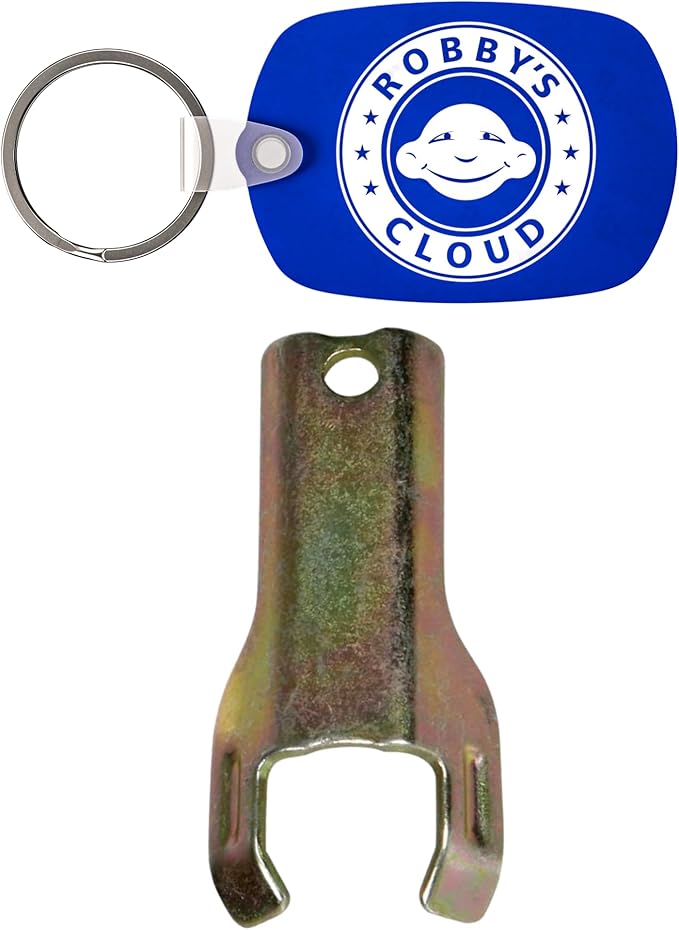 Replacement Key for Bell Labs Protecta Bait Stations - Compatible with Protecta RTU, LP, Sidekick, Sidewinder, Mouse Bait Stations and Pest Monitors - Comes with Robby’s Cloud Keychain (1 Pack)
