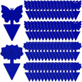 Fruit Fly Traps, 60 Pack Blue Sticky Traps, Fungus Gnat Traps, Plant Fly Stickers for Indoor and Outdoor Use Protect The Plant