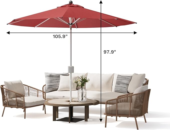 Patiowell Motorized Patio Umbrella