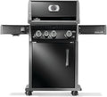 Napoleon Rogue PRO 425 Natural Gas Grill with Infrared Side Burner, Black, Durable 4-Burner Outdoor BBQ