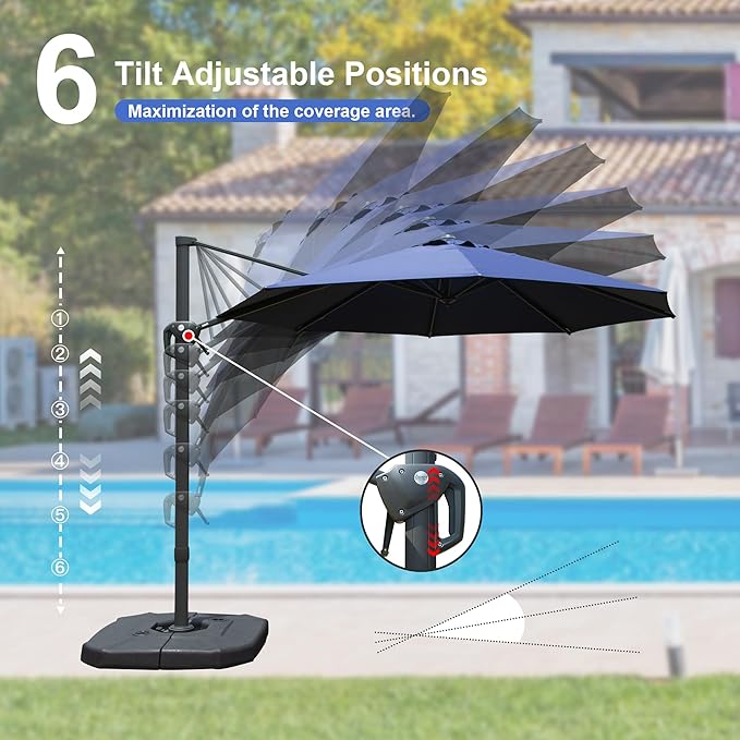 Domi Patio Cantilever Umbrella