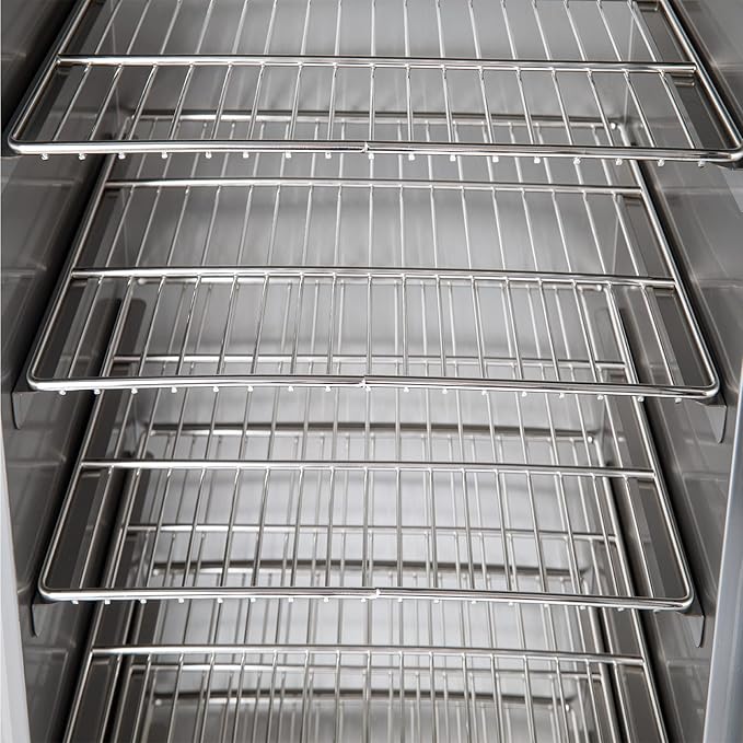 HAKKA Commercial Electric Smoker, Vertical Smoke Oven 8 Racks for BBQ Grill Outdoor Indoor Home Cooking Pastrami, Sausage, Bacon, Smoked Chicken, Smoked Pork (DSH-S50B)