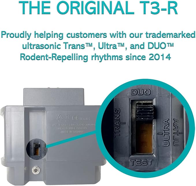 T3-R Triple High Impact Mice, Rat, Rodent Repeller