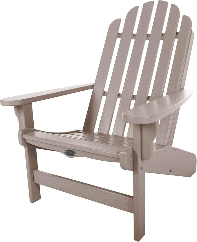 Nags Head Hammocks Classic Adirondack Chair, Weatherwood