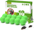 MAGIC CAT® Mole Repellent Outdoor Gopher Repellent, Natural Castor Oil Vole Repellant Outdoor Pet Plant Safe, Groundhog Repellent Mole Deterrent to Keep Vole Groundhog Out of Lawn Yard Garden-10P