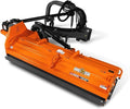 96" Heavy Duty PTO Drive 3 Point Offset Ditch Bank Verge Flail Mower for 90-120HP CAT 2 Tractor, 130'' Offset Distance,55°/90° Rotation Angle, 20 Hammers, Model VBM86