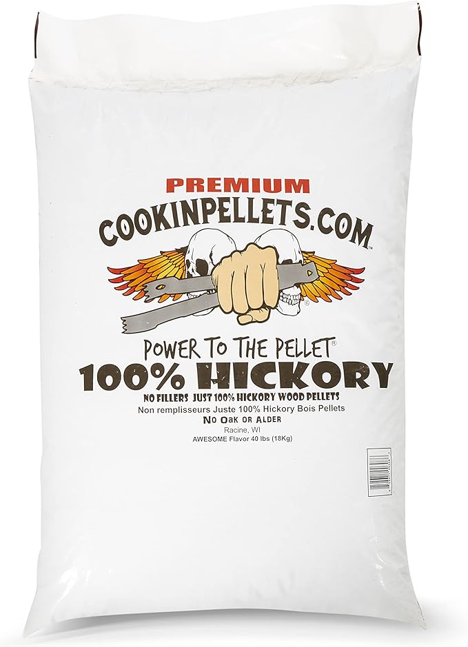CookinPellets Black Cherry Smoker Smoking Hardwood Wood Pellets Bundle w/CookinPellets Premium Hickory Grill Smoker Smoking Wood Pellets, 40 Lb Bags