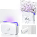 2 Pcs Fruit Fly Traps for Indoors (2 Device+10 Refills) Plug in UV Light Fly Trap for Gnats, Fruit Flies, Flying Insects Sleek Design Indoor Safe