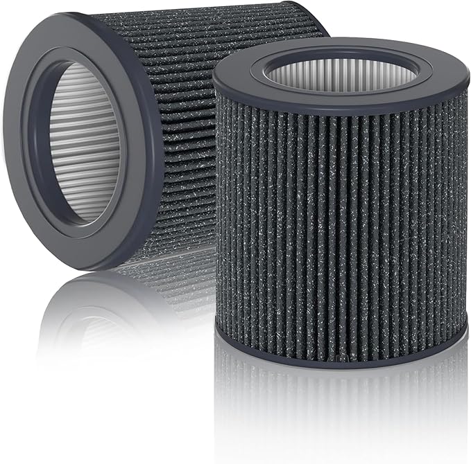 2 Pack Air Mini PECO Replacement Filters Compatible with Molekule Tri-Power Air Mini & Air Mini + Air Purifiers, 3 in 1 High-Efficiency Filtration Air Mini Filter Replacement for PECO Filter