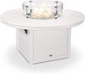POLYWOOD® Round 48" Fire Pit Table in White