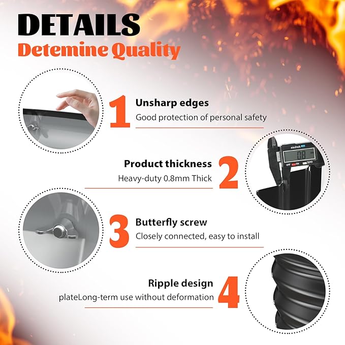 60 Inch Round Galvanized Fire Pit Ring/Fire Ring - Foldable and Perfect for Outdoor Gatherings and Campfires in The Yard/Garden/Park/Beach (Black+Gray, 5 FT Diameter+1 FT Tall)