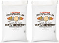CookinPellets 40-Pound Premium Genuine Hickory Hardwood Grill Smoker Wood Pellets, No Bark, Fillers, and Flavor Oils, for Meat and Veggies (2 Pack)