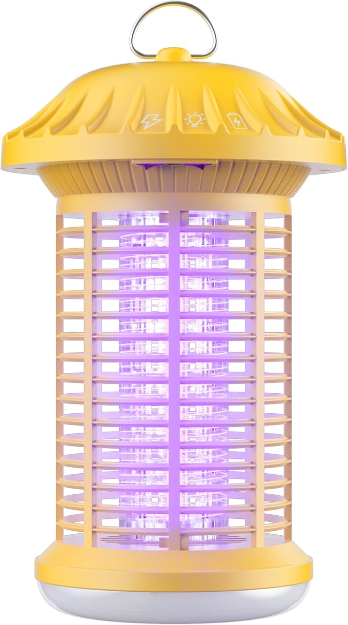 Zapper for Outdoor & Indoor, Safe for Kids & Pets, Covers 1500 Sq Ft, Family-Safe, Hanging Ring, Easy to Clean