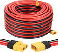 75FT XT60 Extension Cable - 10AWG with Male to Female Connector for Portable Power Station, Solar Panel, RC Battery