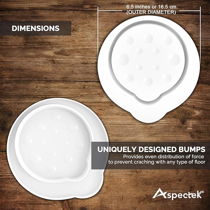 ASPECTEK Bed Bug Detector and Interceptor - Safe, Eco-Friendly Bug Trap for Monitoring and Prevention, Effective Bed Bug Traps for Home Use, Pack of 4, White